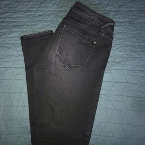 vigoss black moto jean